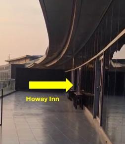 Howay Inn exterior on the balcony