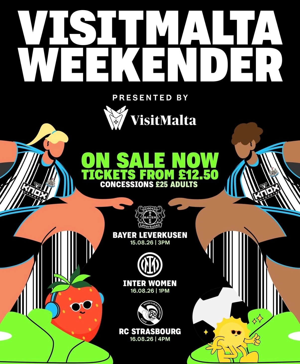 Visit Malta Weekender — Trial Our New Venue 15 & 16 August!